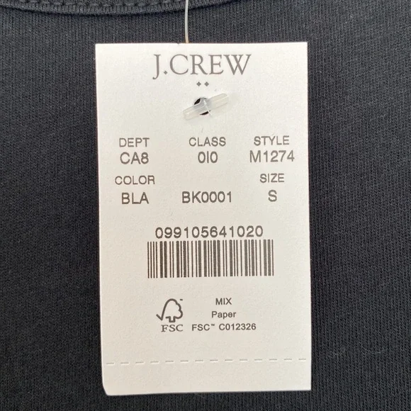 HP 🥳 NWT J. Crew top with eyelet ruffle on bottom - Picture 3 of 7